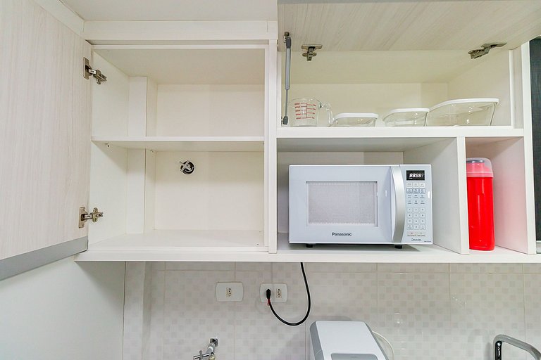 Apto de 1q no 29º andar, c/ vaga e piscina-SEV2905