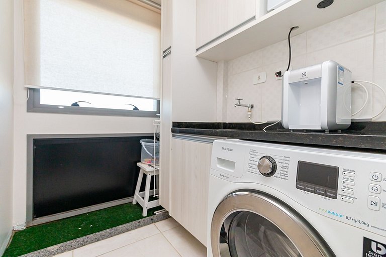 Apto de 1q no 29º andar, c/ vaga e piscina-SEV2905