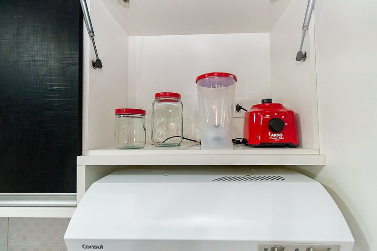 Apto de 1q no 29º andar, c/ vaga e piscina-SEV2905