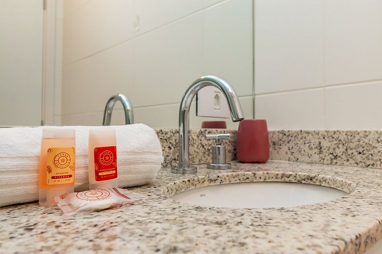 Apto de 1q no 29º andar, c/ vaga e piscina-SEV2905