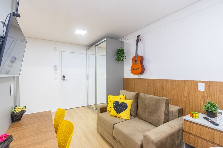 Studio com Cama e SofaCama no New Faivre - FAI1504