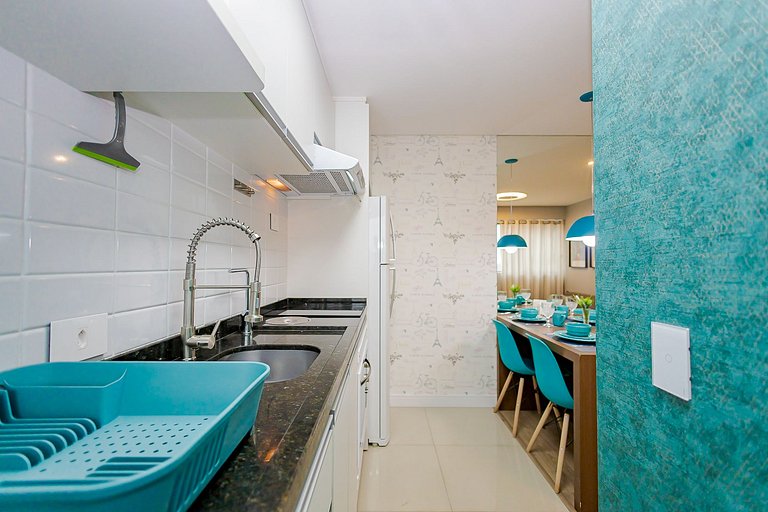 Apartamento 1 Quarto Lindíssimo, Garagem - SEV2402