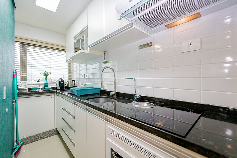 Apartamento 1 Quarto Lindíssimo, Garagem - SEV2402