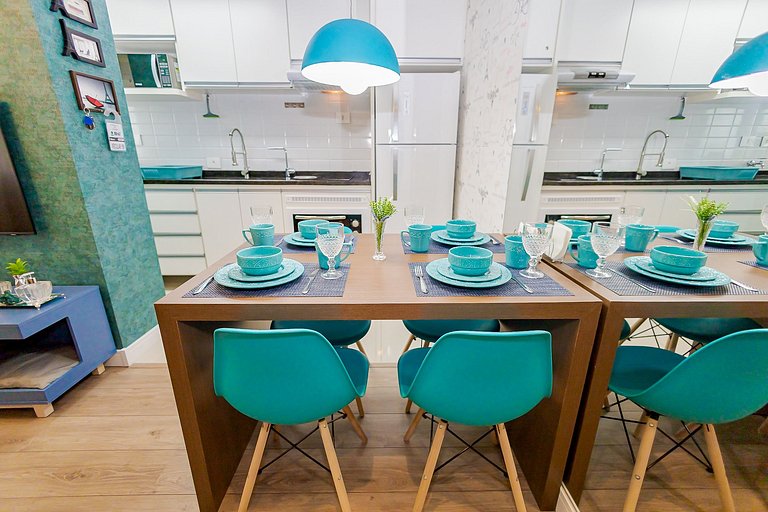 Apartamento 1 Quarto Lindíssimo, Garagem - SEV2402