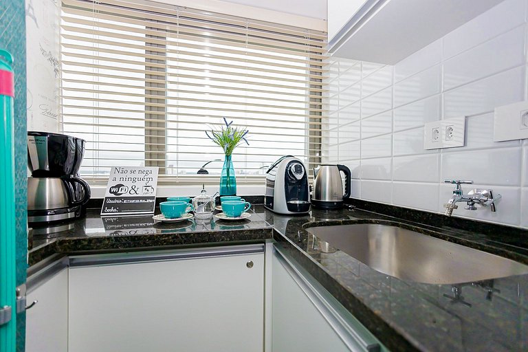 Apartamento 1 Quarto Lindíssimo, Garagem - SEV2402