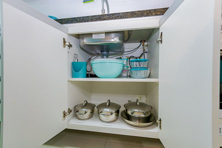 Apartamento 1 Quarto Lindíssimo, Garagem - SEV2402