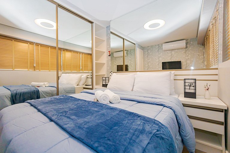 Apartamento 1 Quarto Lindíssimo, Garagem - SEV2402