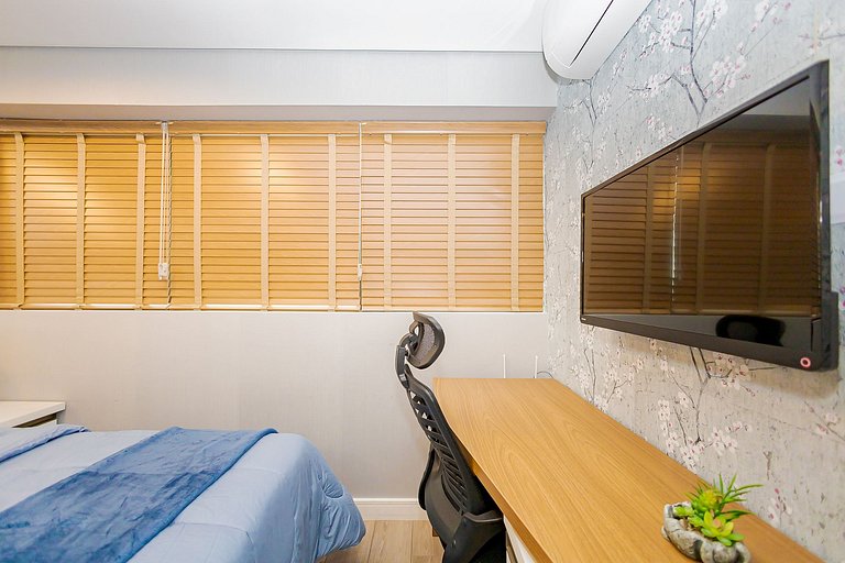 Apartamento 1 Quarto Lindíssimo, Garagem - SEV2402