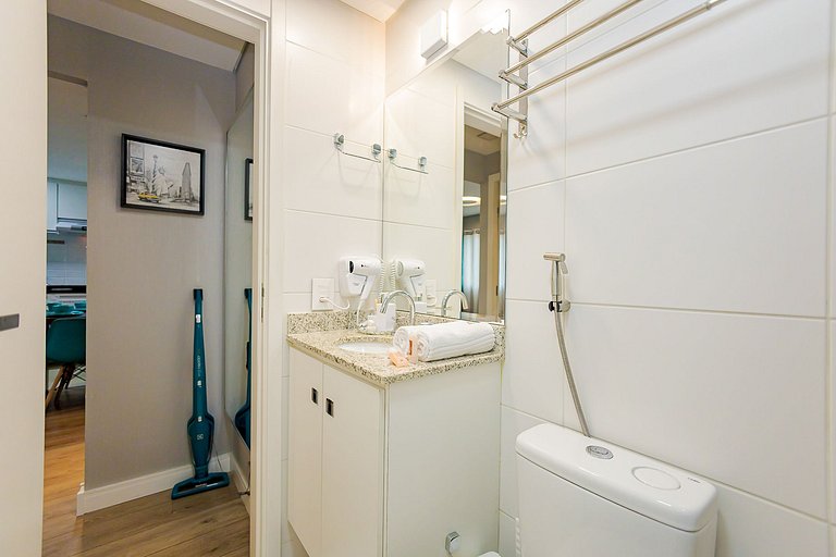 Apartamento 1 Quarto Lindíssimo, Garagem - SEV2402