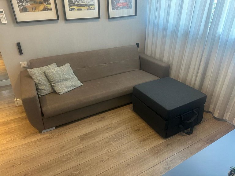 Apartamento 1 Quarto Lindíssimo, Garagem - SEV2402