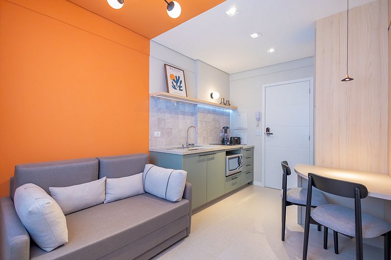 Apartamento de 1 Quarto com Sofa-Cama - FAI1311
