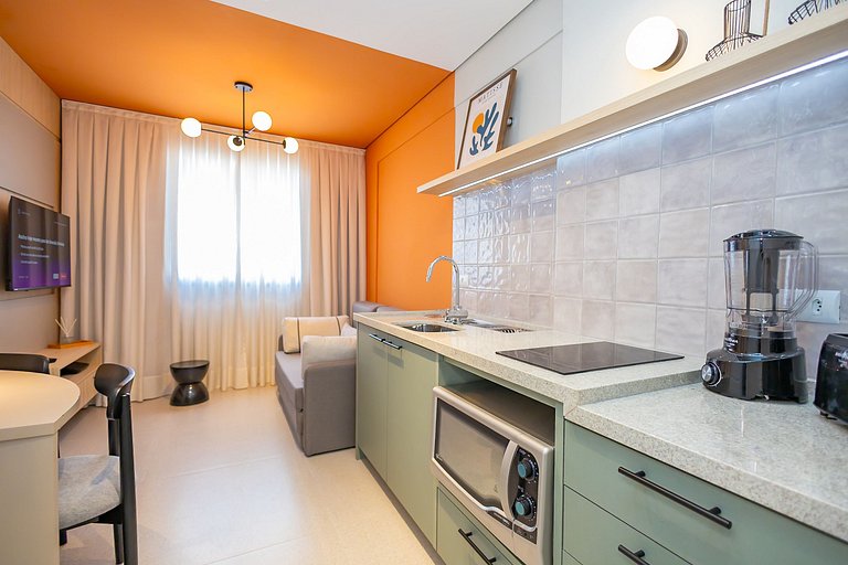 Apartamento de 1 Quarto com Sofa-Cama - FAI1311