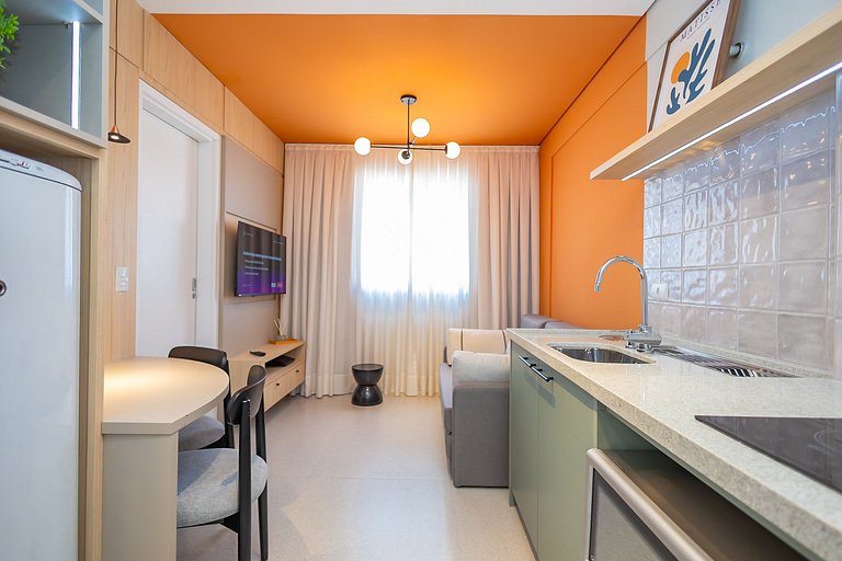 Apartamento de 1 Quarto com Sofa-Cama - FAI1311