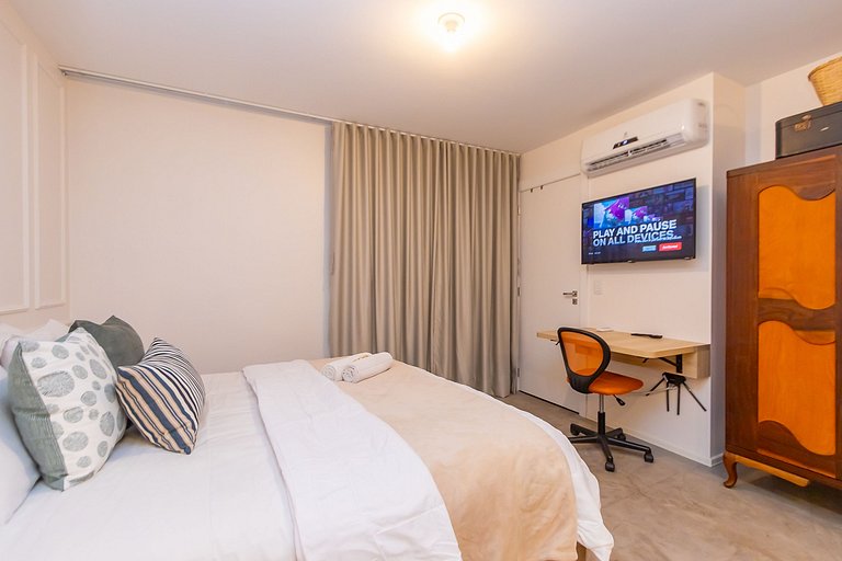 Apartamento Cama King, Solteiro e Berço - ALL1401