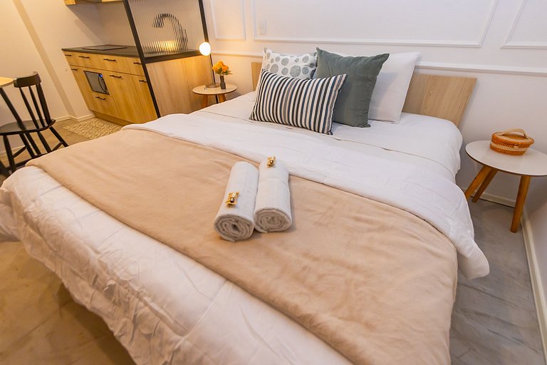 Apartamento Cama King, Solteiro e Berço - ALL1401
