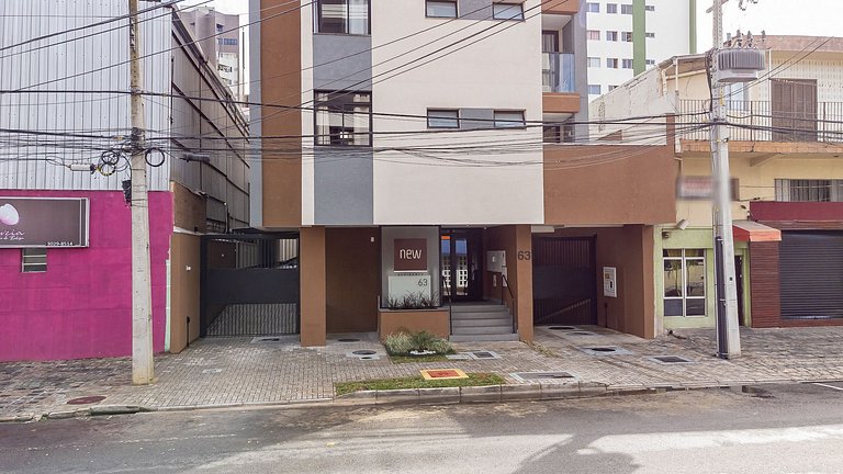 Apto de 1Q perto do Teatro Guaira - NEW0403