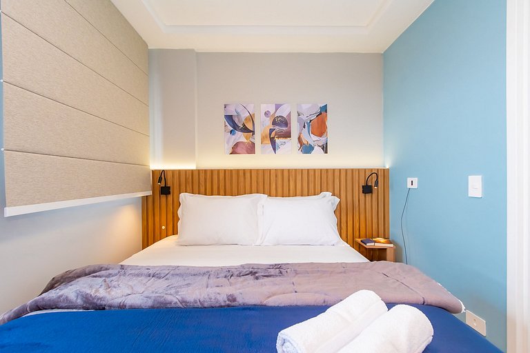 Estudio com cama e sofá-cama - NLF1604