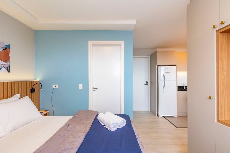 Estudio com cama e sofá-cama - NLF1604