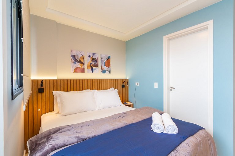 Estudio com cama e sofá-cama - NLF1604