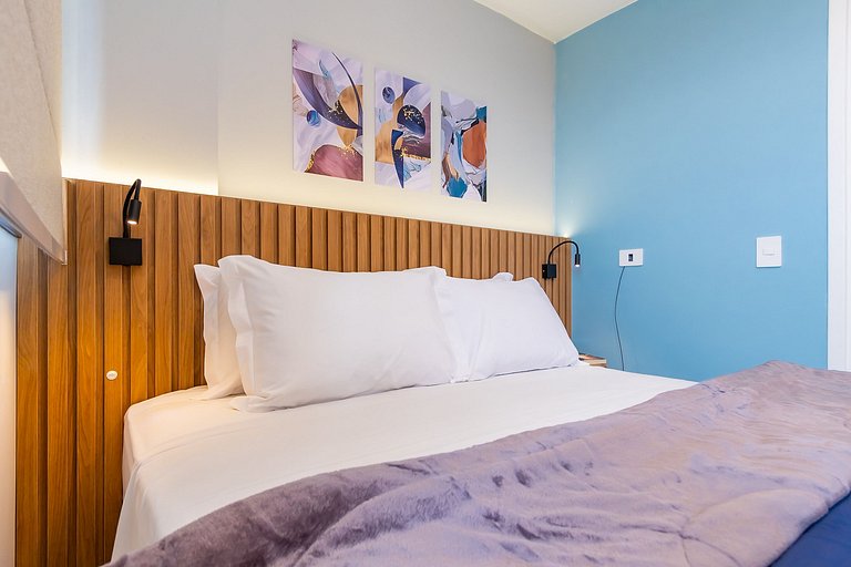 Estudio com cama e sofá-cama - NLF1604
