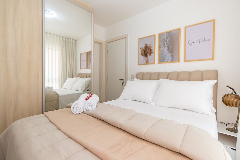 Apartamento de 1 Quarto com Sofa-Cama - CEN1104
