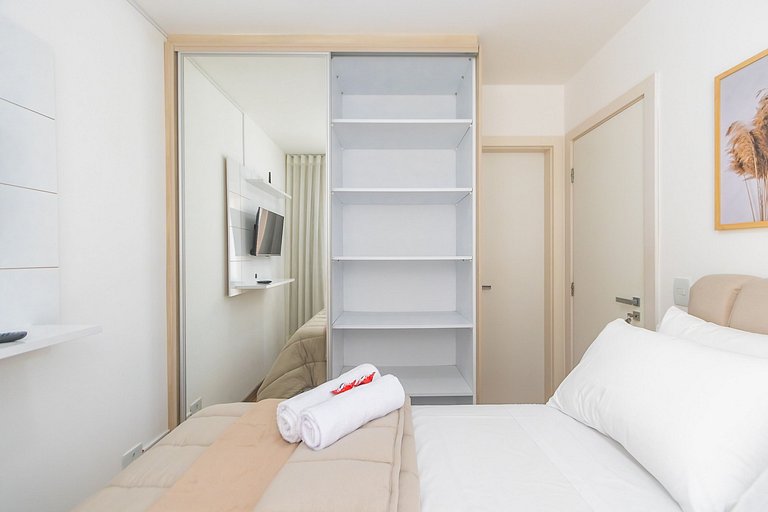 Apartamento de 1 Quarto com Sofa-Cama - CEN1104