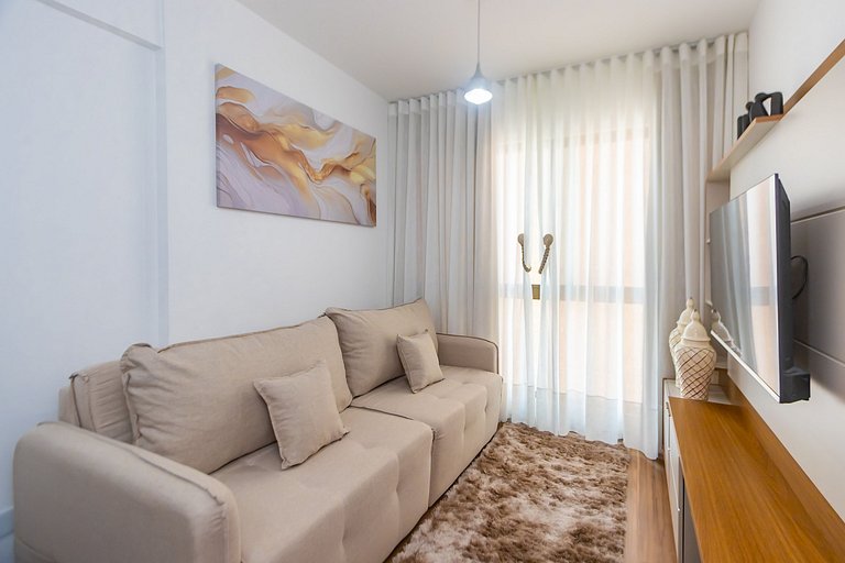 Apartamento de 1 Quarto com Sofa-Cama - CEN1104