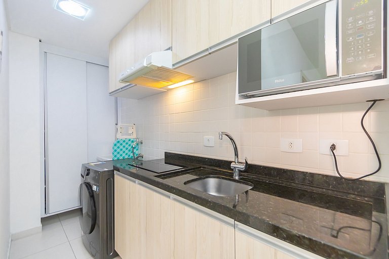 Apartamento de 1 Quarto com Sofa-Cama - CEN1104
