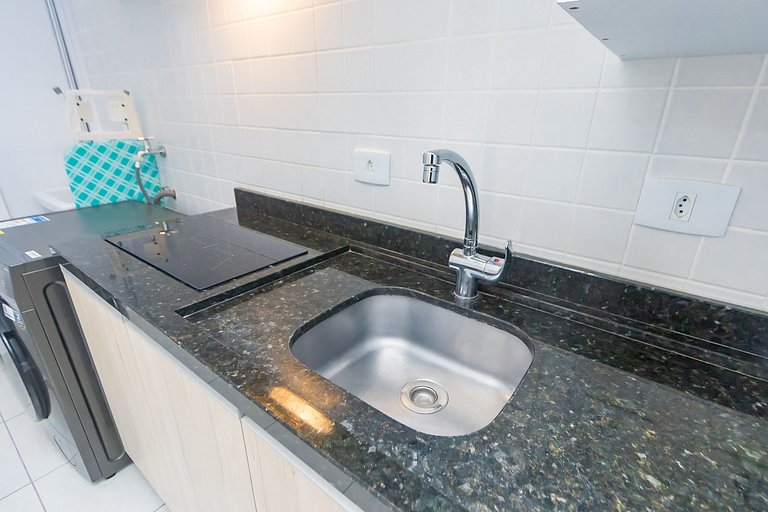 Apartamento de 1 Quarto com Sofa-Cama - CEN1104