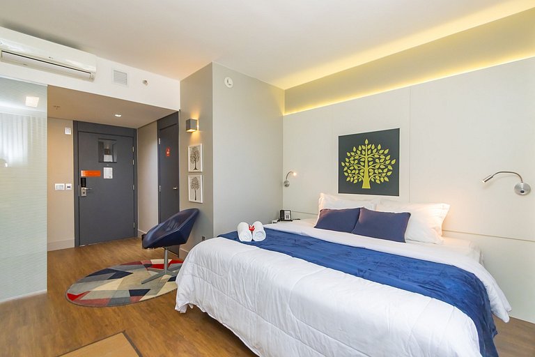 Estudio Condominio Clube no Batel - HSB1265