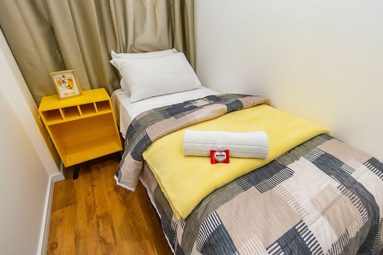 Ap p/ 5 pessoas em prédio com piscina - IBI0807