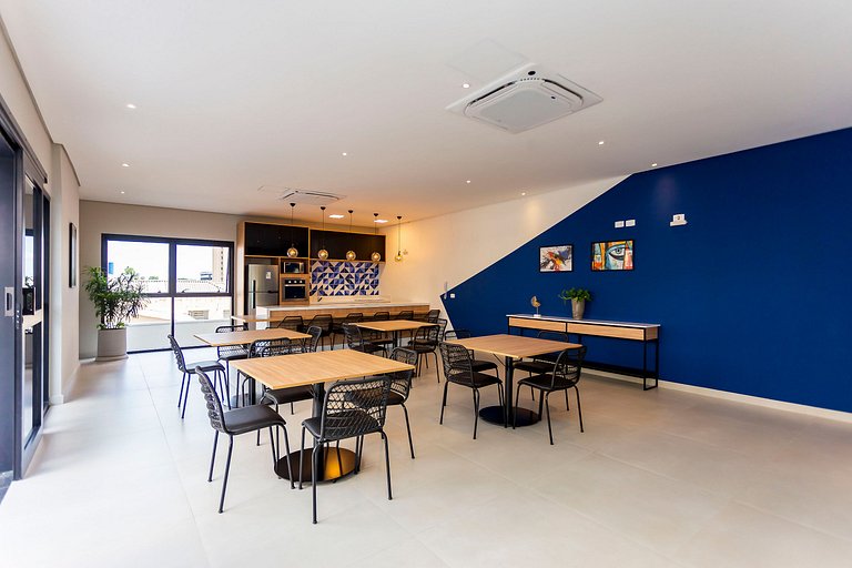 Ap p/ 5 pessoas em prédio com piscina - IBI0807