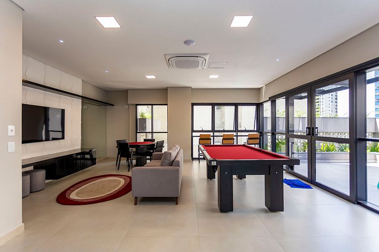 Apto de 2q c/ vaga em prédio com piscina - IBI0807