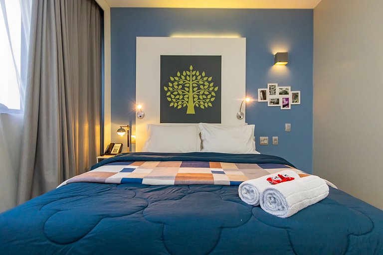 Estudio PCD com Cama + SofaCama no Batel - HSB1253
