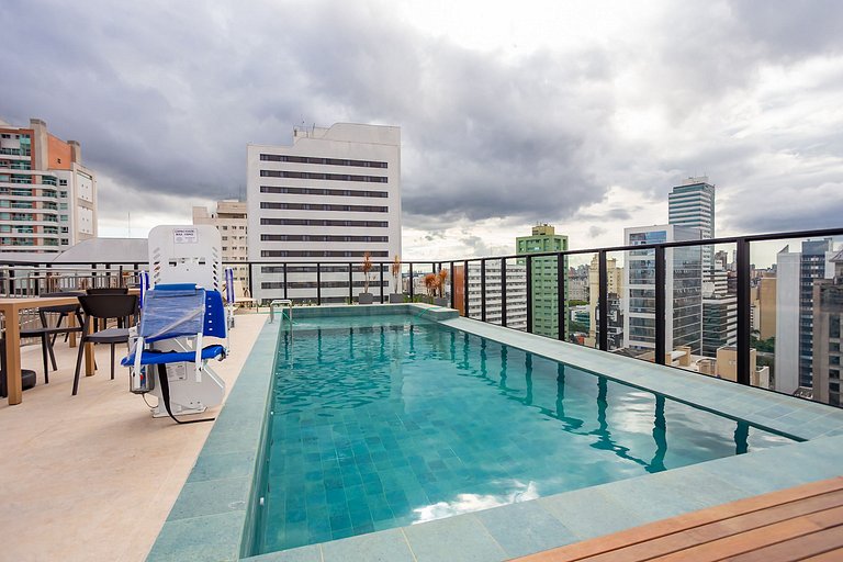 Studio Completo e Refinado no All Batel - BAT1516