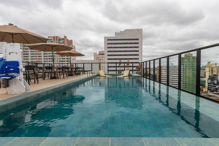 Studio Completo e Refinado no All Batel - BAT1516