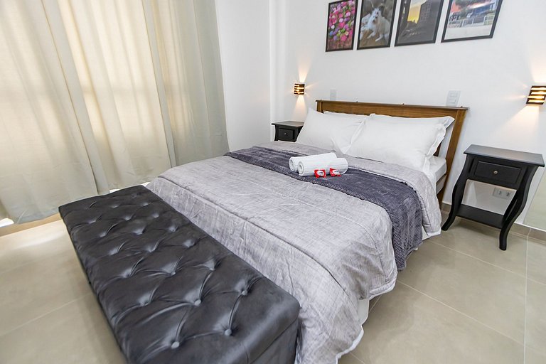 Studio Completo com Cama Auxiliar e Vaga - EIX0808