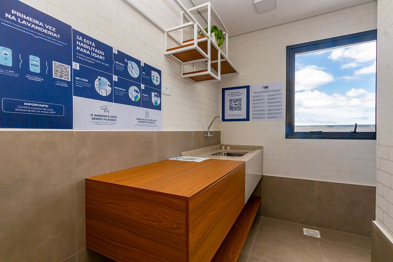 Studio Completo com Cama Auxiliar e Vaga - EIX0808