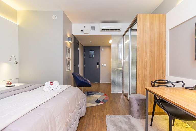 Studio Completo em Ótima localização - HSB1867