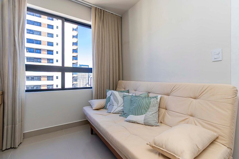 Apto de 1 Quarto Super Bem Localizado -MUV1813