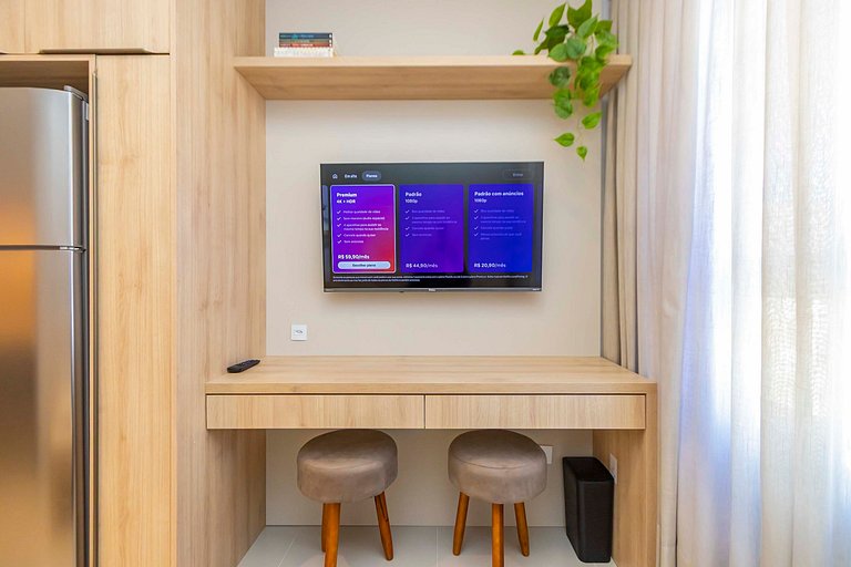 Apto de 1 Quarto Super Bem Localizado -MUV1813