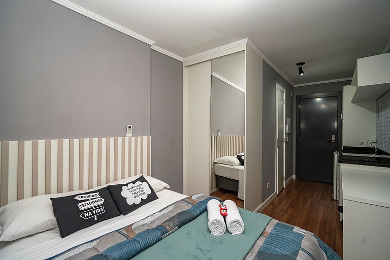 Studio completo no Centro da Cidade - ALL1406