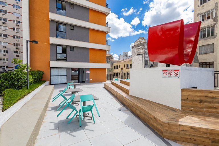 Studio completo no Centro da Cidade - ALL1406