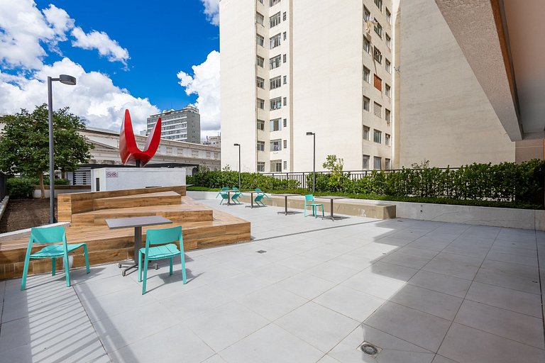 Studio completo no Centro da Cidade - ALL1406