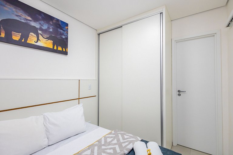 Apartamento de 1 Quarto no Perto de Tudo - FAI0410