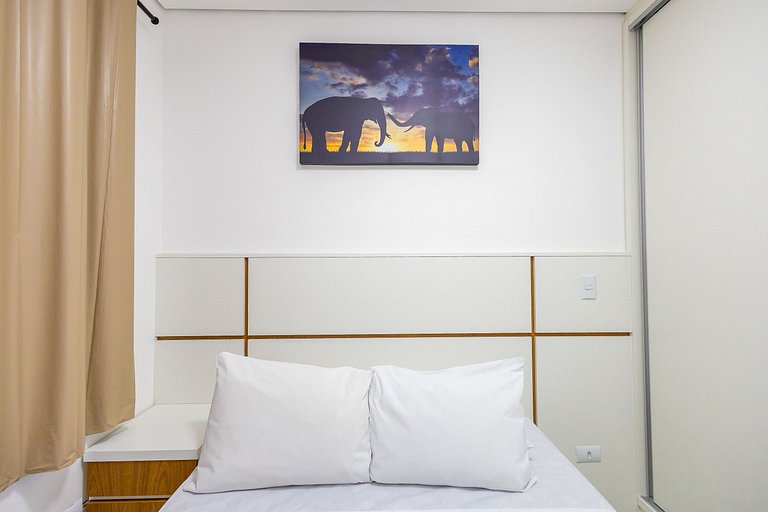 Apartamento de 1 Quarto no Perto de Tudo - FAI0410