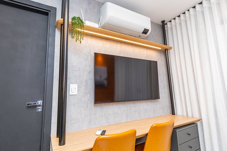 Apto de 1 Quarto Super Completo no Centro -MUV1508