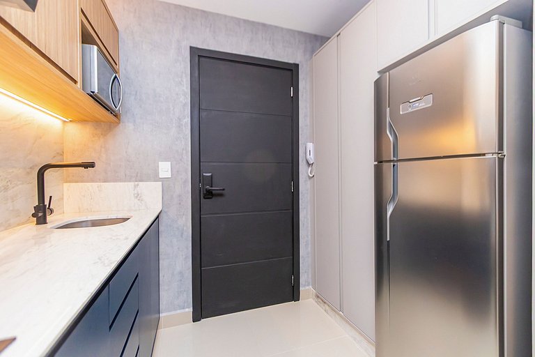 Apto de 1 Quarto Super Completo no Centro -MUV1508