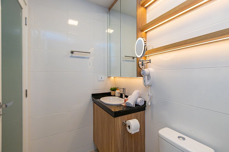Apto de 1 Quarto Super Completo no Centro -MUV1508