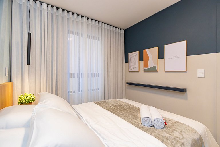 Apto de 1 Quarto Super Completo no Centro -MUV1508